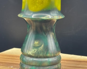 Handmade resin shave brush