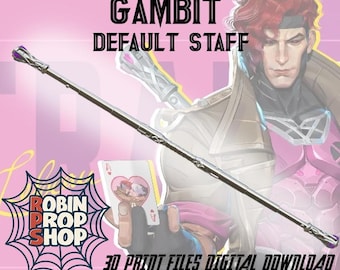 RPS Gambit Stab || Inspiriert Cosplay STL Datei für 3D-Druck