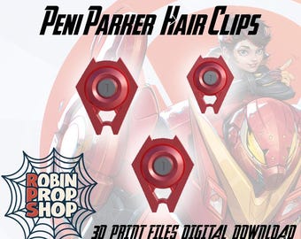 RPS MR Peni Penni Parker Haarspangen Cosplay 3D Print File STL