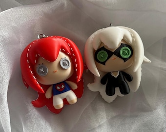 Llavero de peluche RPS MJ // Accesorio de cinturón inspirado en cosplay, impresión 3D
