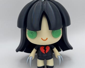 RPS Krallenheld Plüsch Schlüsselanhänger || Inspiriert Cosplay Rucksack Charm 3D gedruckte Figur