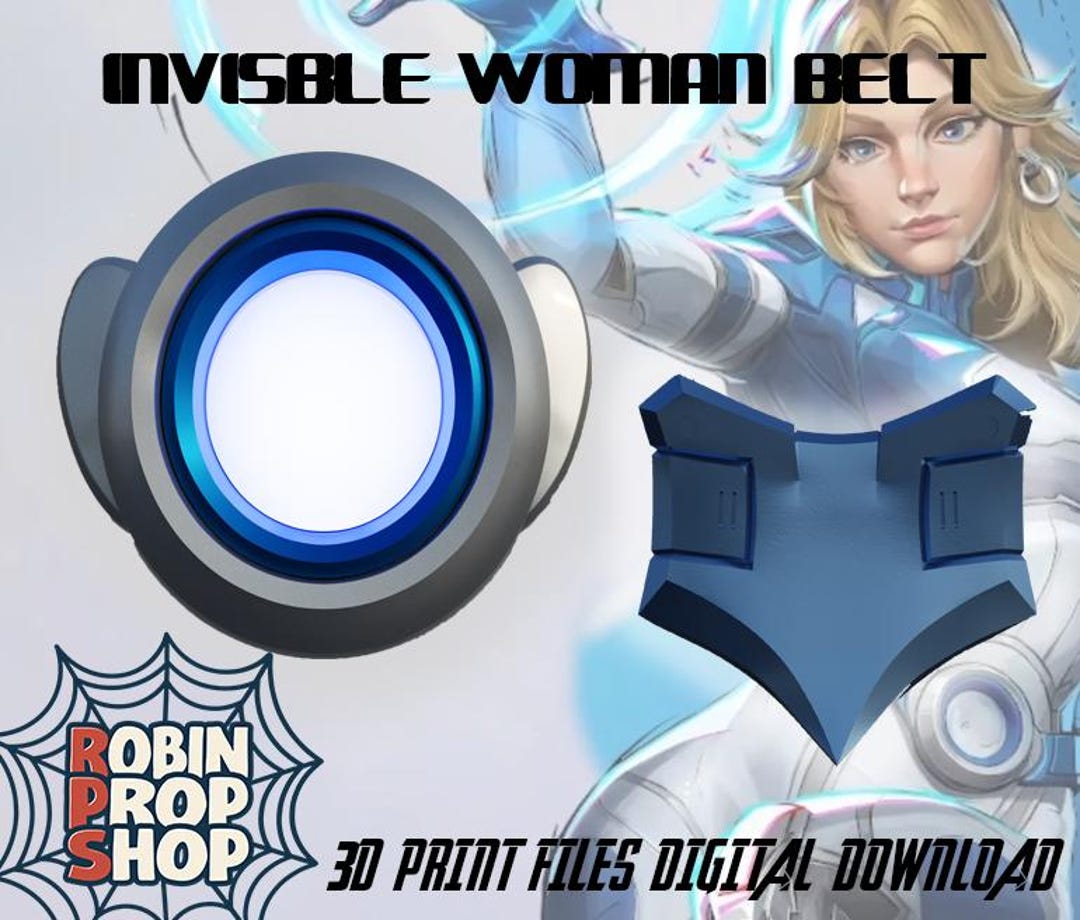 Susan Belt RPS Invisible Woman / Susan Storm Belt || Inspired Cosplay Accessory ...