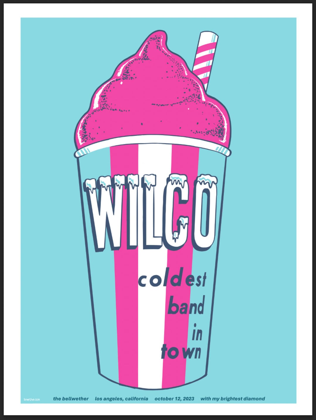 Official Wilco Concert Poster LA Night 2 Free Shipping Etsy