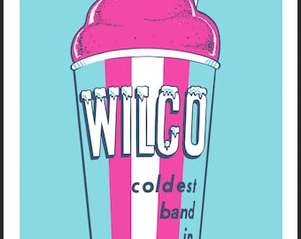 Official Wilco Concert Poster LA Night 2 Free Shipping