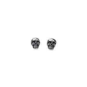 Pendientes de calavera diminuta Les Innocents en plata de ley