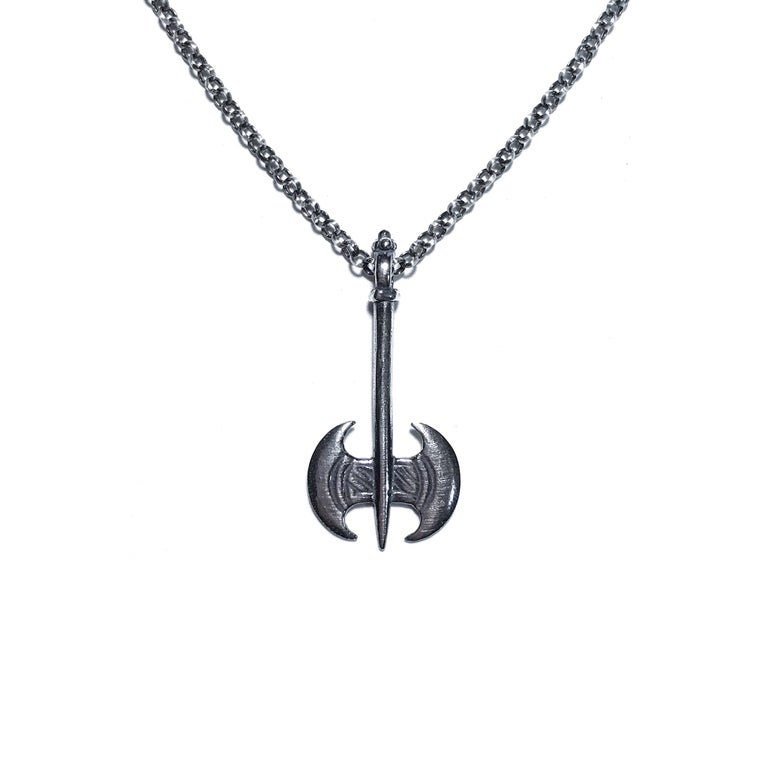 Mini Labrys necklace in sterling silver or gold (PRIDE FUNDRAISER)