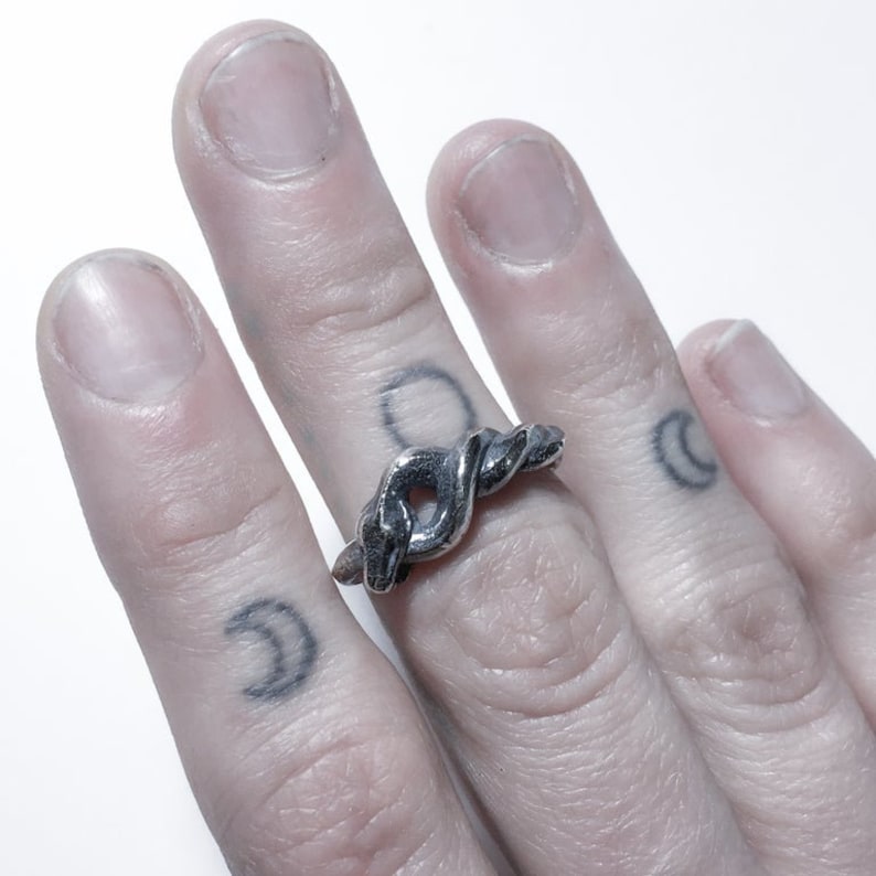 •OUROBOROS BAND• sterling silver ring