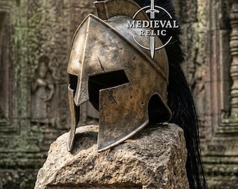 Spartan Warrior Helmet 300 Movie Replica - King Leonidas, LARP & Collector Gift