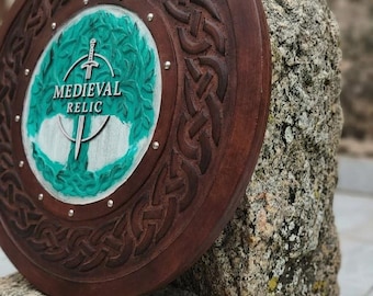 Viking Shield Handcrafted Warrior Shield Norse Tree & Wall Decor