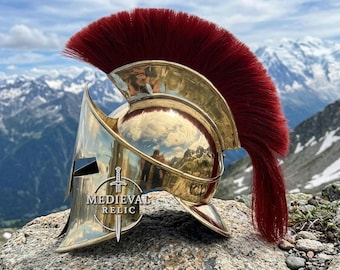 Spartaanse krijgerhelm 300 filmreplica - koning Leonidas, LARP en verzamelcadeau