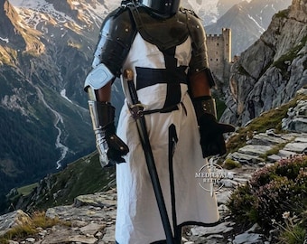 Medieval Knight Armor Suit | Full Body Crusader Templar Armor | Collectible Cosplay Gift