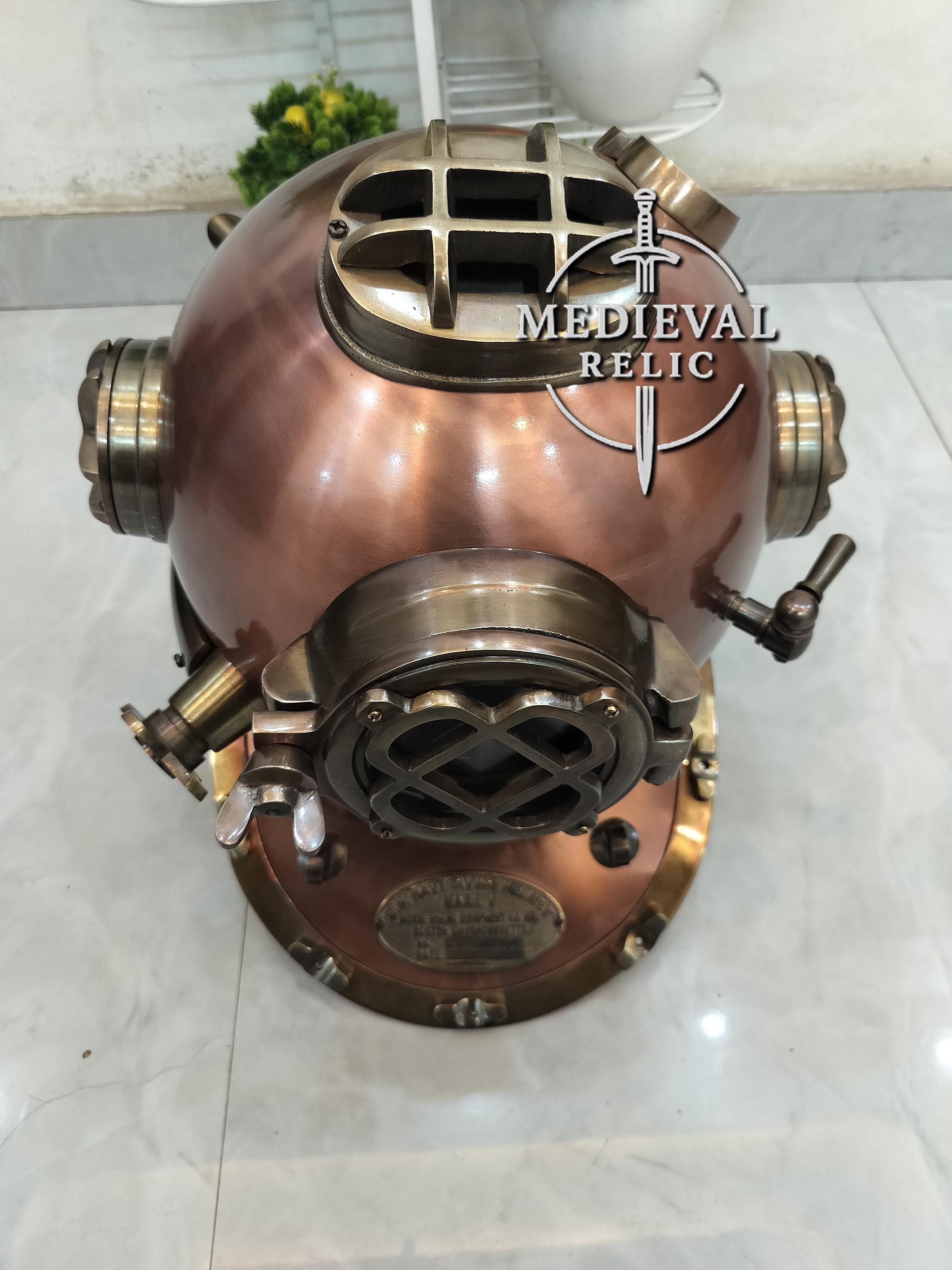 Mark V US Navy Diving Helmet Replica: Nautical Maritime Decor - Etsy