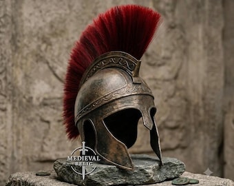 Odysseus Spartan Helmet Replica Greek Warrior Helmet Cosplay Prop