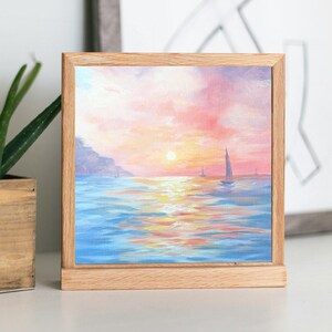 Landscape Oil Painting on Canvas, Hand-painted Landscape, Canvas Wall Art, Nature Art for Home Decor