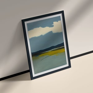 Abstract Landscape Painting, Original oil painting, Wall Art, Nature Art for Home Decor