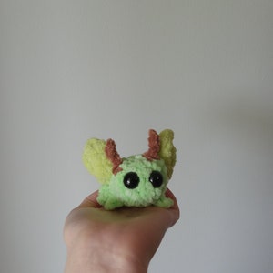 Cute Tiny Luna Moth Crochet Plush