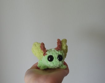 Cute Tiny Luna Moth Crochet Plush