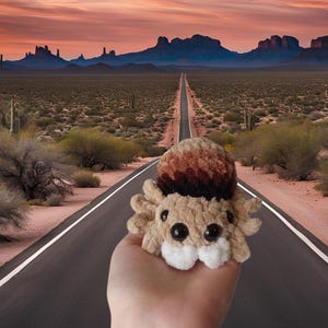 Cute Arizona Blonde Tarantula Spider Crochet Halloween Plush