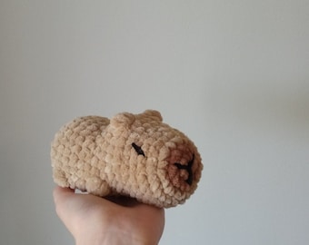 Baby Capybara Crochet Plush