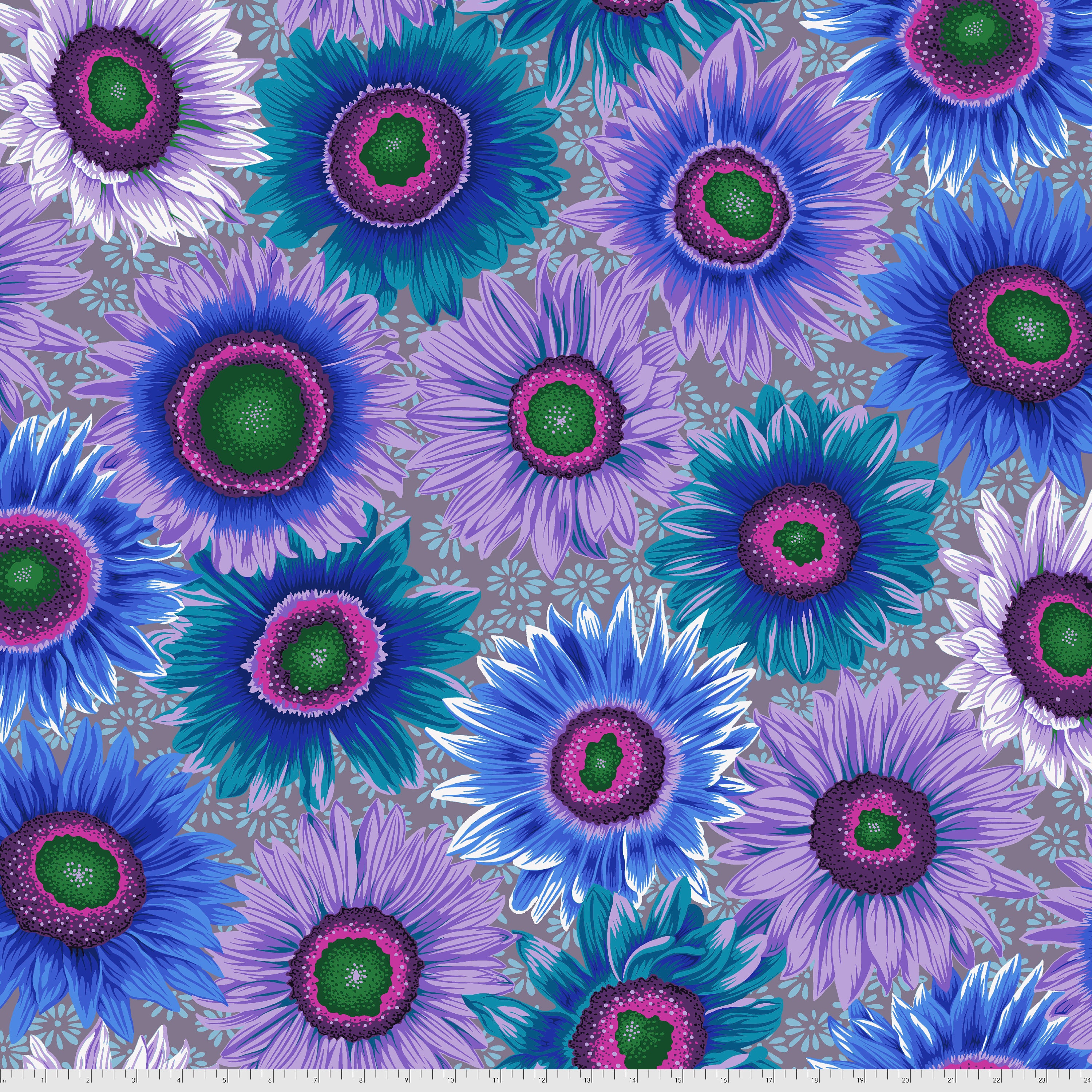 2 yds. Van Gogh in Blue  by Philip Jacobs