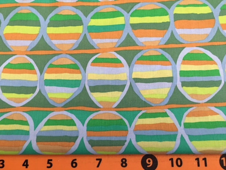 part of the Kaffe Fassett Collective Heat Wave in Green by Brandon Mabley Sale 2 yards