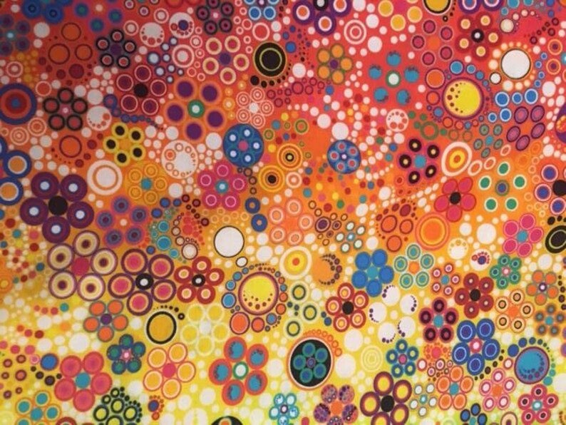 2 yds Effervescence ombre in Rainbow colors from Robert Kaufman