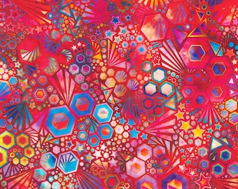 Phantasma digital print by Robert Kaufman  in "Punch" - BTY