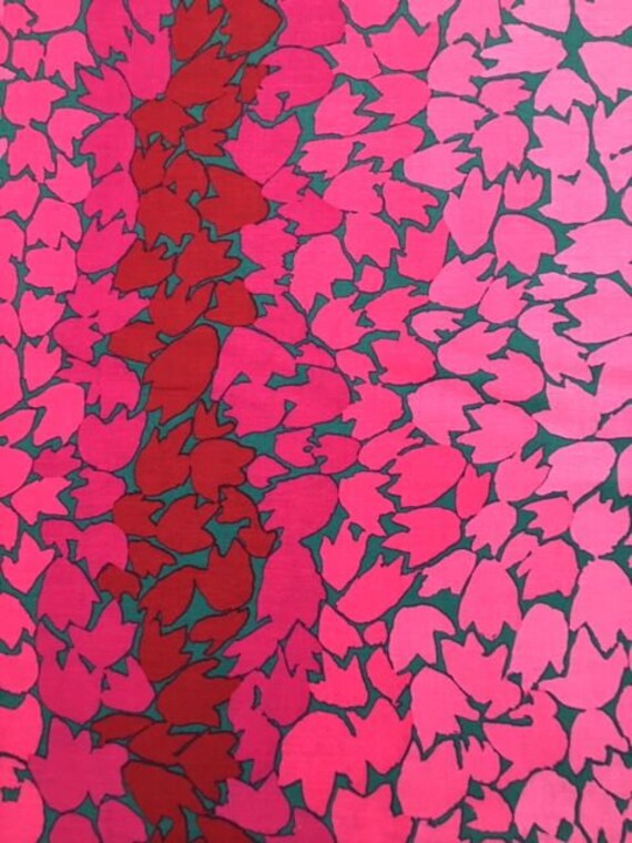 2 yds Ombre Leaves in pink by Kaffe Fassett new for 2020