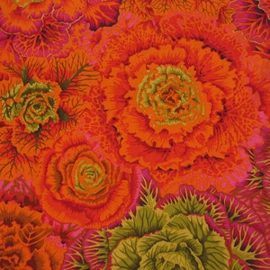 2 yds.  Brassica in rust, from the Kaffe Fassett Collection