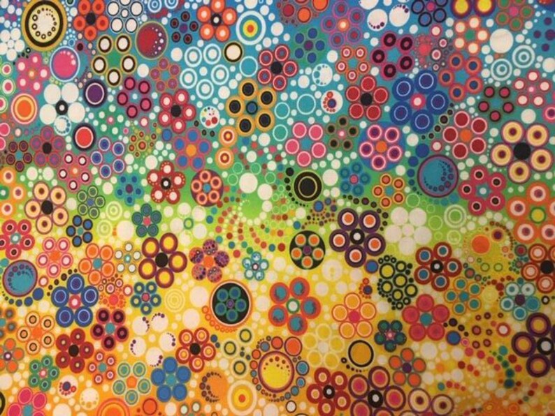 2 yds Effervescence ombre in Rainbow colors from Robert Kaufman