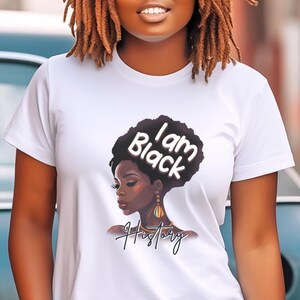 I Am Black History T-Shirt: Unisex Bella Canvas Tee