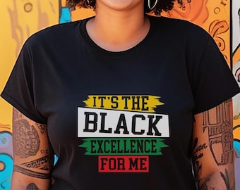 Black Excellence Bella Canvas T-Shirt: Black Empowerment