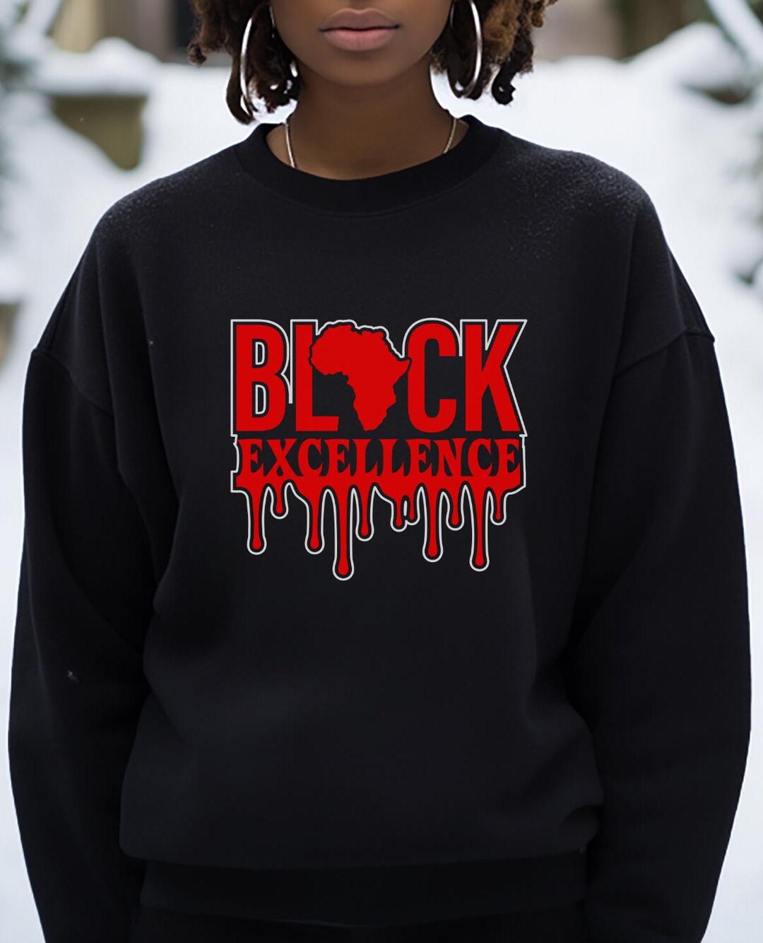 Black Excellence Sweatshirt: Unisex Crewneck - Etsy