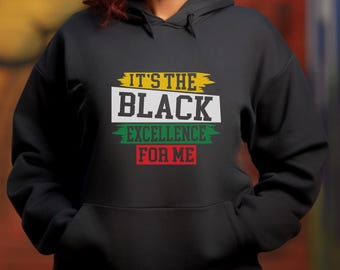 Sudadera con capucha Black Excellence: sudadera Black Power Empowerment