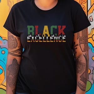 Black Excellence Shirt Melanin Power Pride Statement Tee