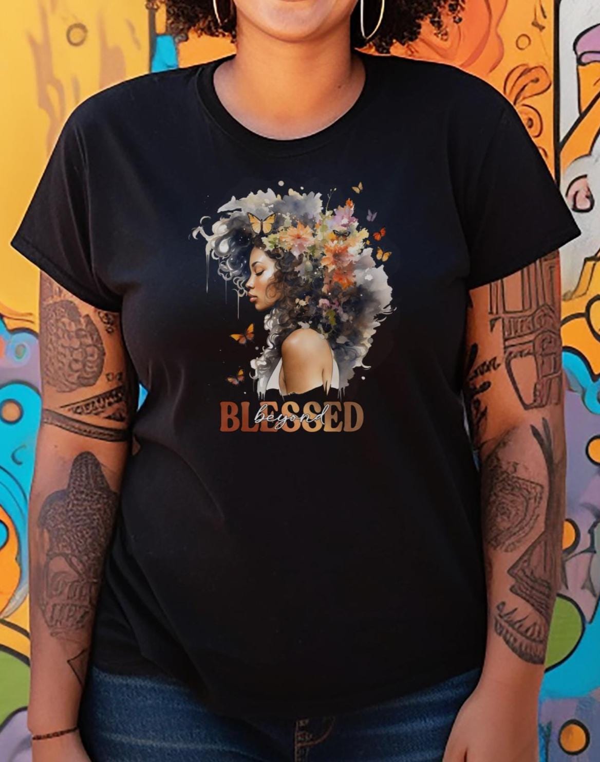 Beyond Blessed Shirt Faith Driven Christian Graphic Tee