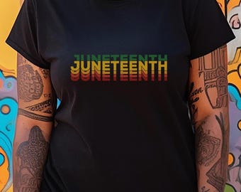 Juneteenth Shirt: Freedom Day, Black Pride Bella Canvas Tee