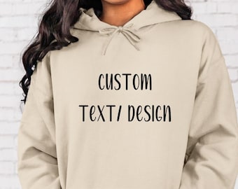 Design Your Own Hoodie: Personalized Text & Graphic Apparel