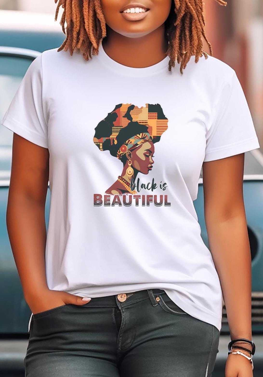 Black Graphic Tee, Black Pride T-shirt - Etsy