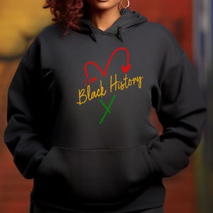 I Am Black History Hoodie, Black History Hoodie, Black Unity Hoodie, Human Rights Hoodie, Black Power Hoodie, Black Pride Hoodie