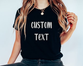 Custom Bella Canvas Shirt: Personalized Logo or Text