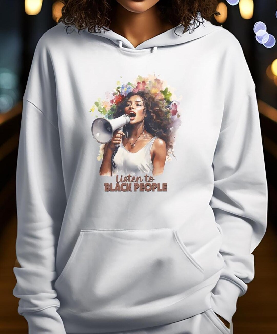 Listen to Black People Hoodie Speak Truth Power Gear - Etsy