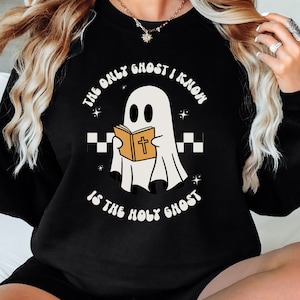 Holy Ghost Shirt, The only ghost I know is the Holy Ghost, Halloween Ghost, Funny Christian Shirt, Religious Halloween, Trick or treat