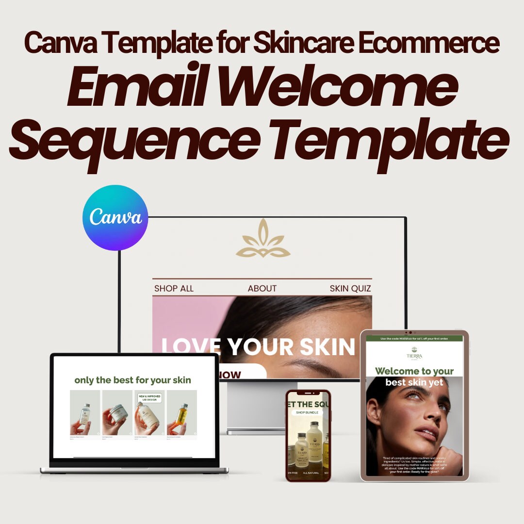 Email Sequence Template for Skincare Brands Drag
