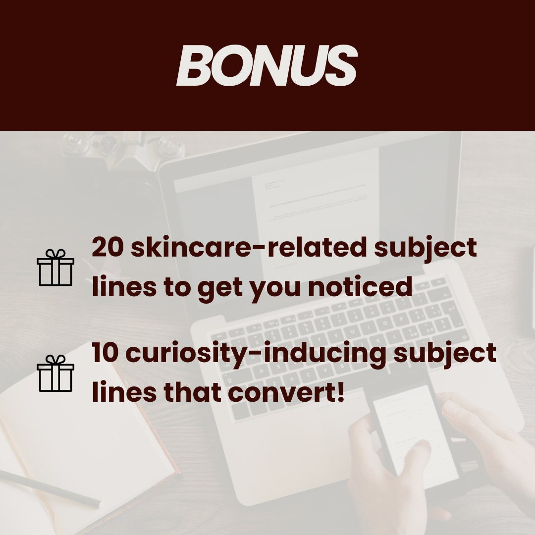 Email Sequence Template for Skincare Brands Drag