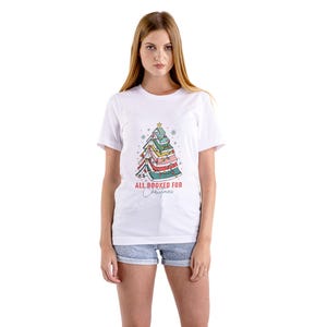 All Booked for Christmas Png, Christmas Books Png, Book Lovers Png, Christmas Teacher Png, Librarian Gift Png,Gift for Teachers