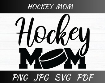 Hockey Mom SVG-Schnittdateien: Vektor-Clipart