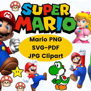 Mario PNG Clipart, Super Mario png, Mario jpg, Mario Kart Clipart, Princess Peach png Clipart, Luigi png, Bowser png