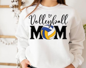 Volleyball Mom SVG: Game Day Shirt Design (PNG Files)