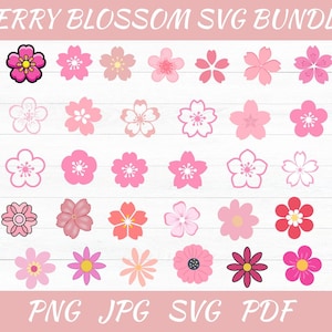 桜 SVG - 桜 Png - 桜 SVG - 桜の花 SVG - ピンクの花 SVG - 桜の枝 Png - ボタニカ Png